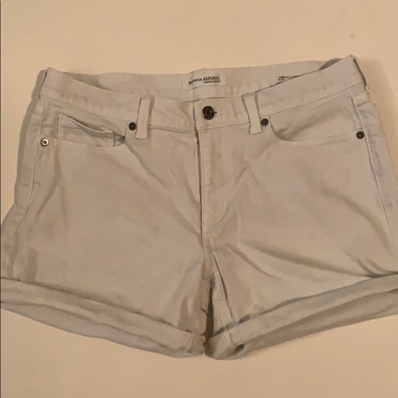Banana Republic Pants - Banana Republic Shorts White Size 28